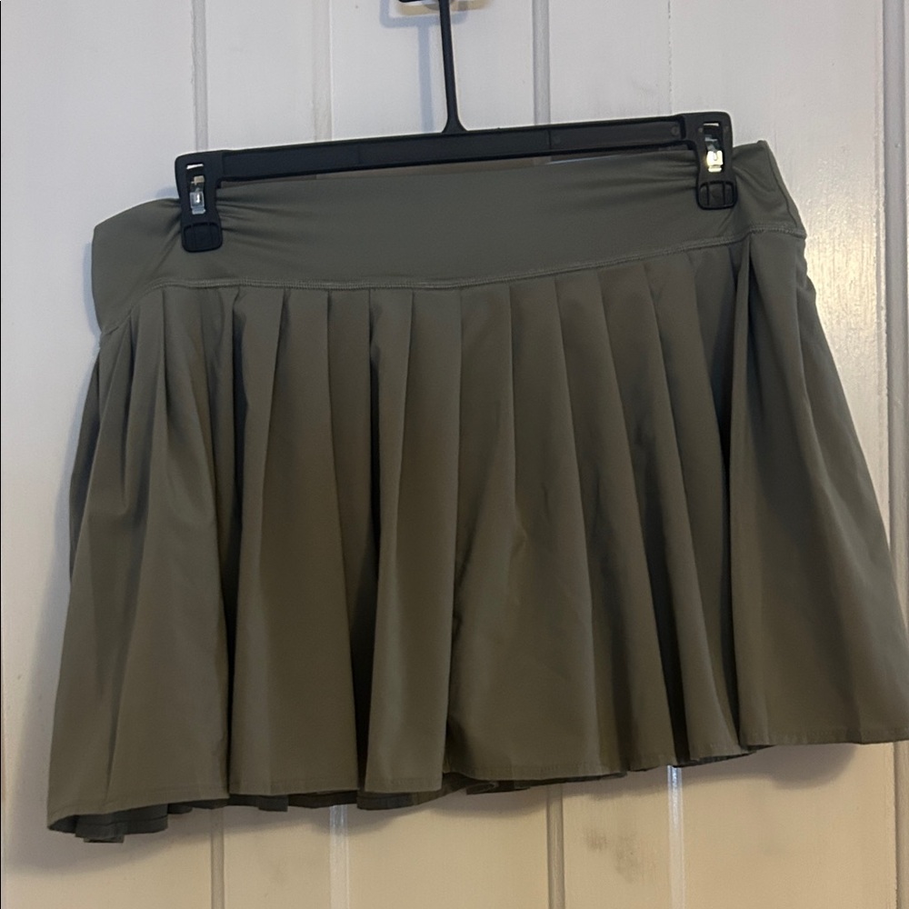 No Boundaries Olive Green Skater Circle Skirt